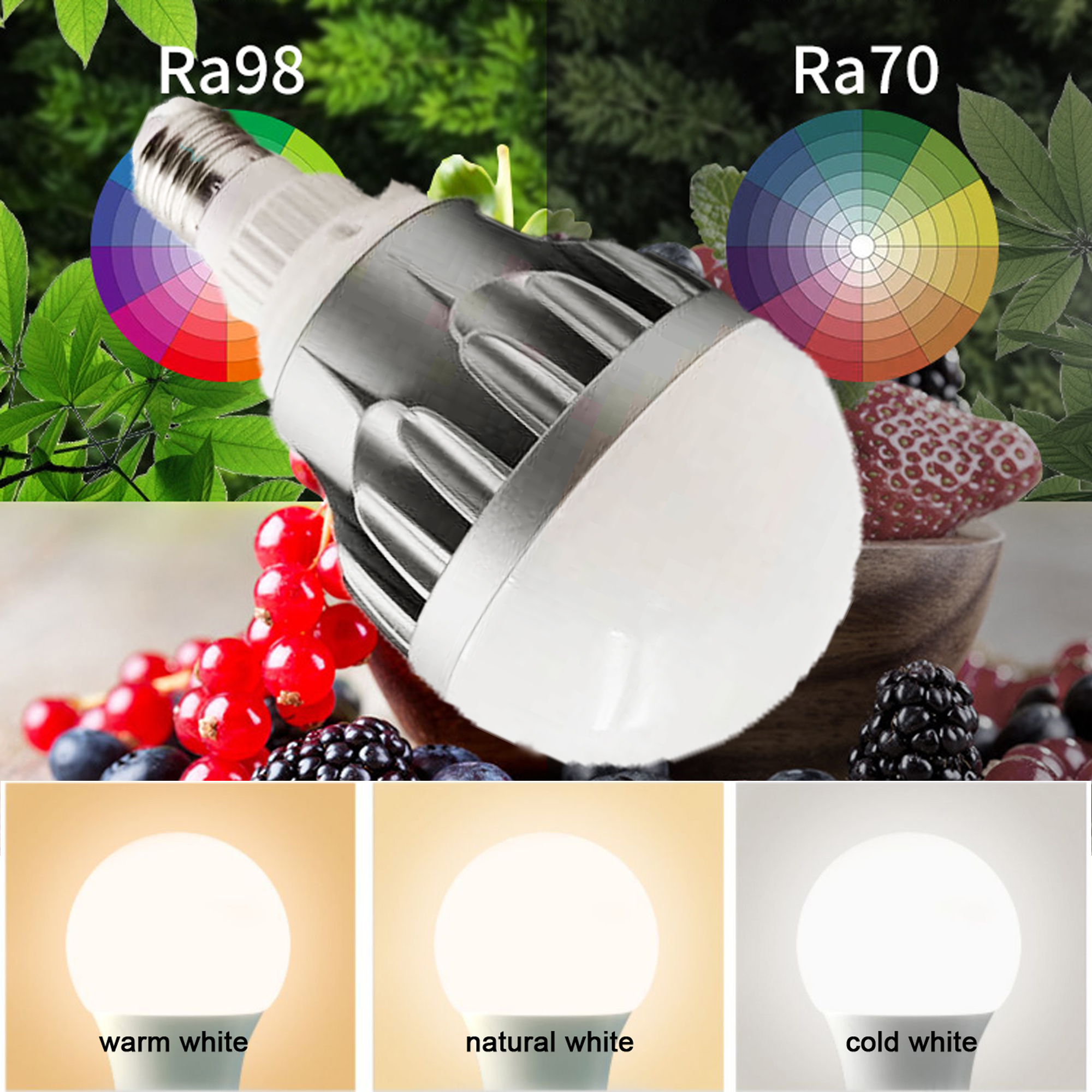 Photography Lighting Home - High CRI Ra 95+ Dimmable E27
