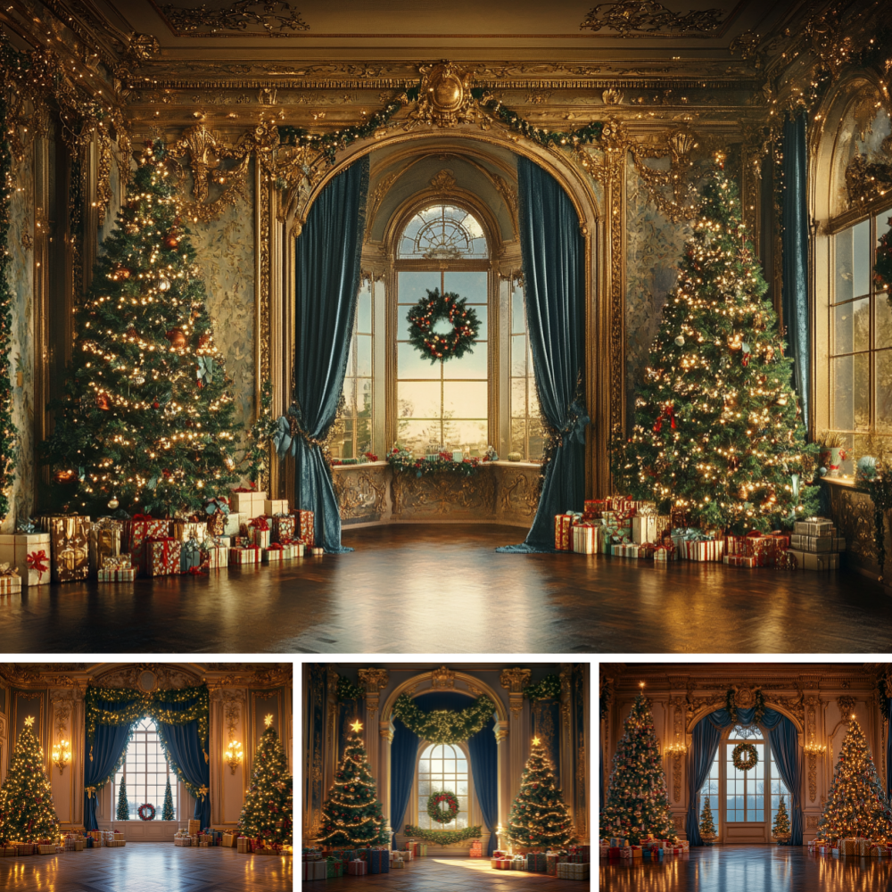 Photography Lighting For Portraits - Royal Golden Hall Arch Window Christmas