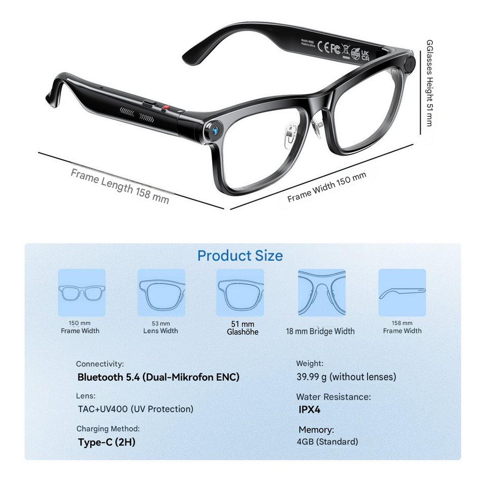 AI Smart Glasses with ChatGPT  - Photography Lighting Devices recensie en prijs