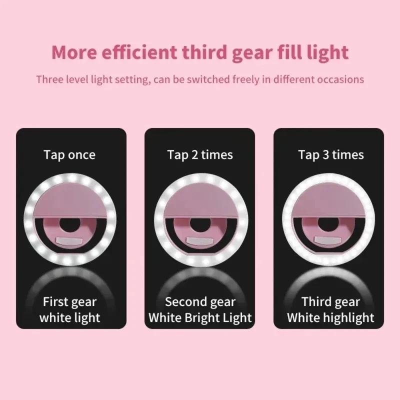 1-4pcs LED Selfie Ring Fill Li - Photography Lighting Description recensie en prijs