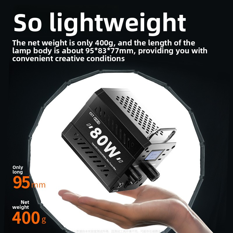ZU80 80w Handheld Exterior Lam - Photography Lighting Portable recensie en prijs