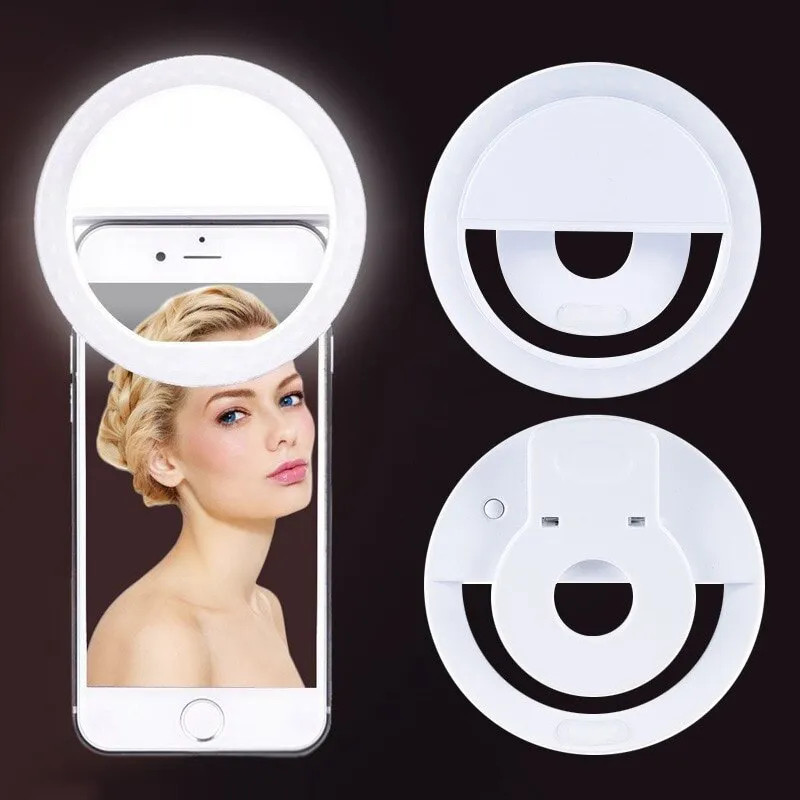USB Rechargeable LED Selfie Ri - Photography Lighting Description recensie en prijs