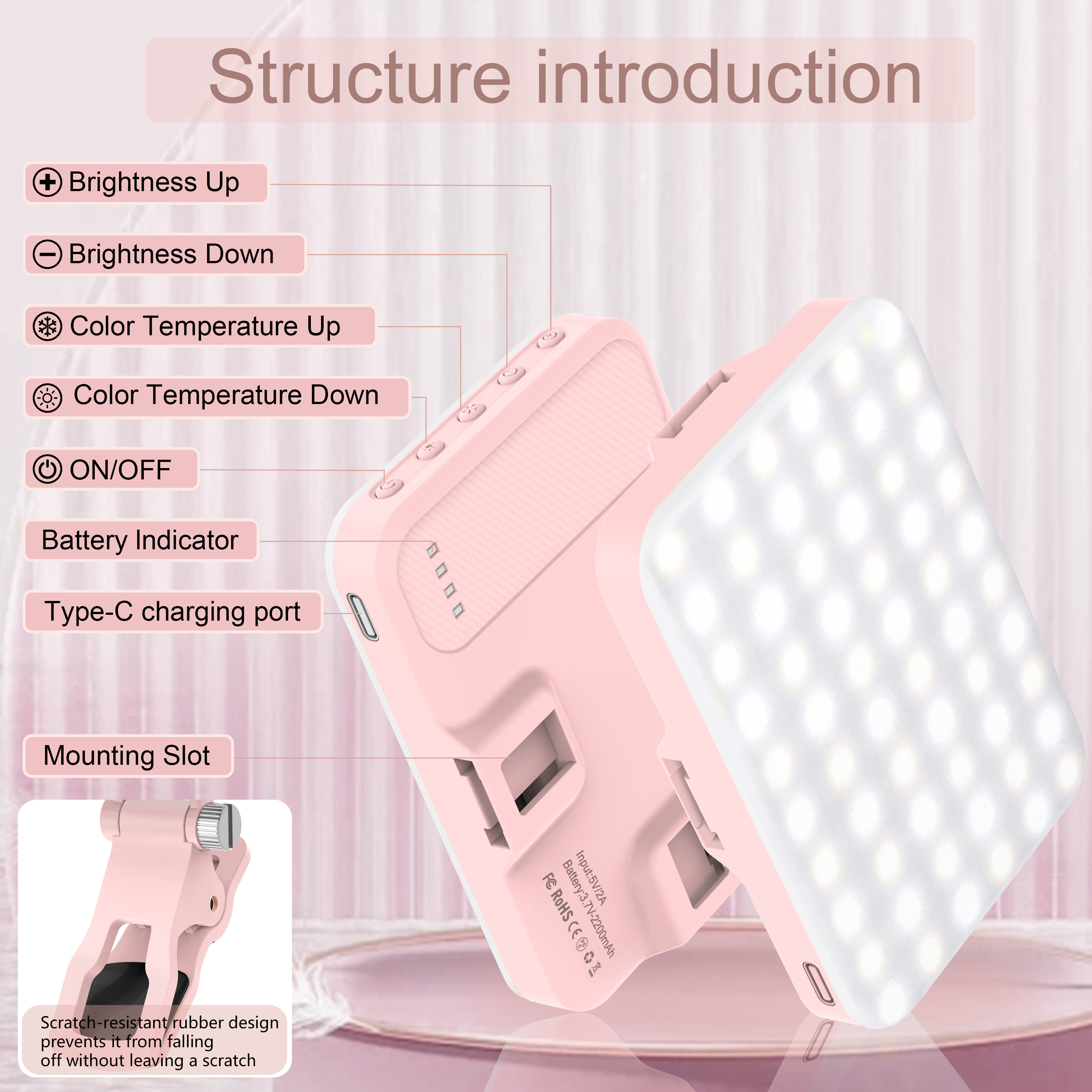 LED Selfie Light 60 High Power - Photography Lighting Accessories recensie en prijs