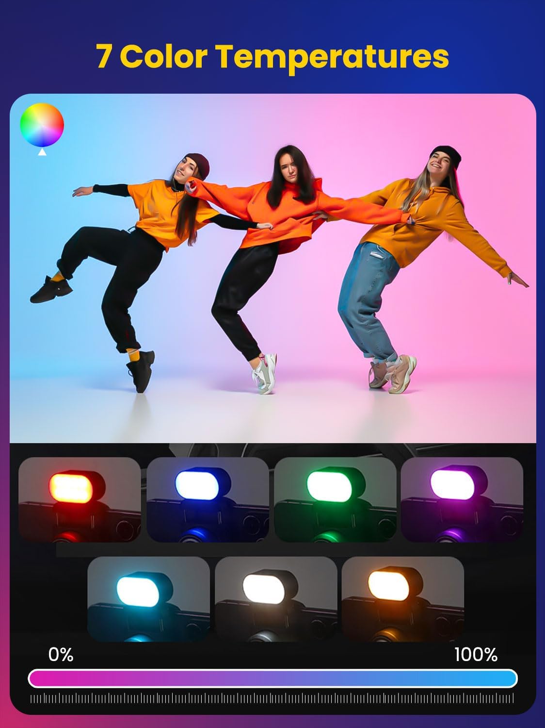 AOCHUAN Mini RGB Magnetic Fill - Photography Lighting Accessories recensie en prijs