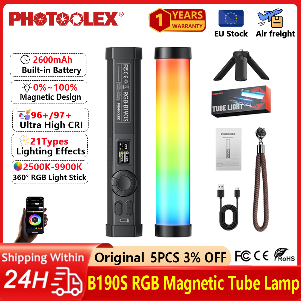 PHOTOOLEX RGB Video Light Hand - Photography Lighting Type recensie en prijs