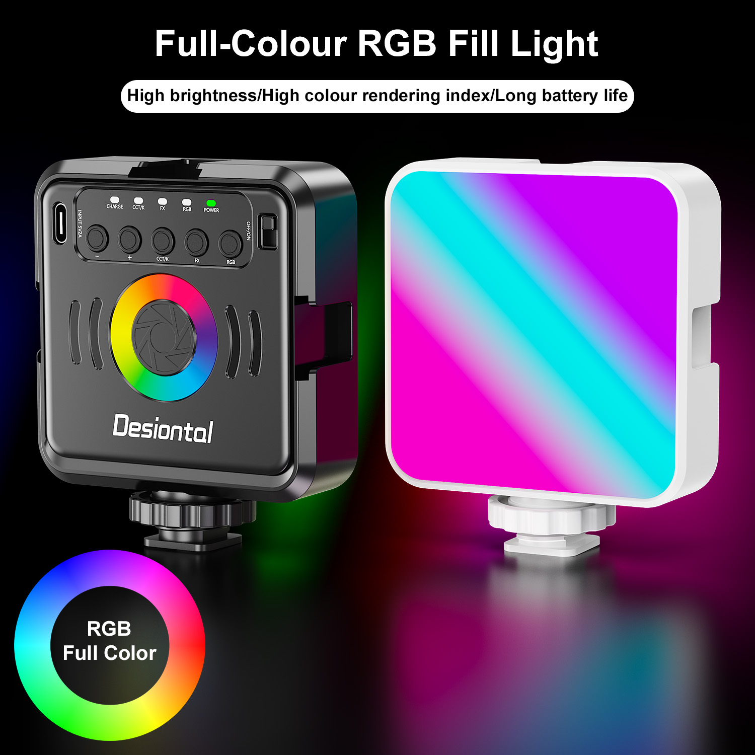 Desiontal X2 Portable RGB Phot - Photography Lighting Type recensie en prijs