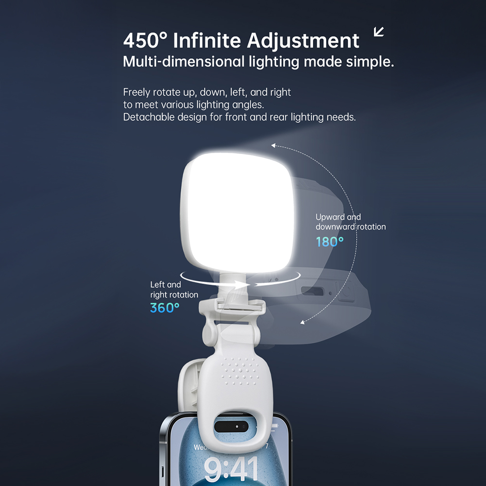Portable LED Selfie Light Came - Photography Lighting Description recensie en prijs