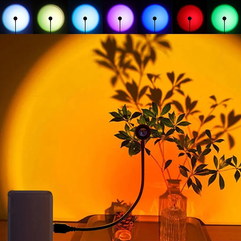 LED USB Sunset Lamp Projector  - Photography Lighting Home recensie en prijs