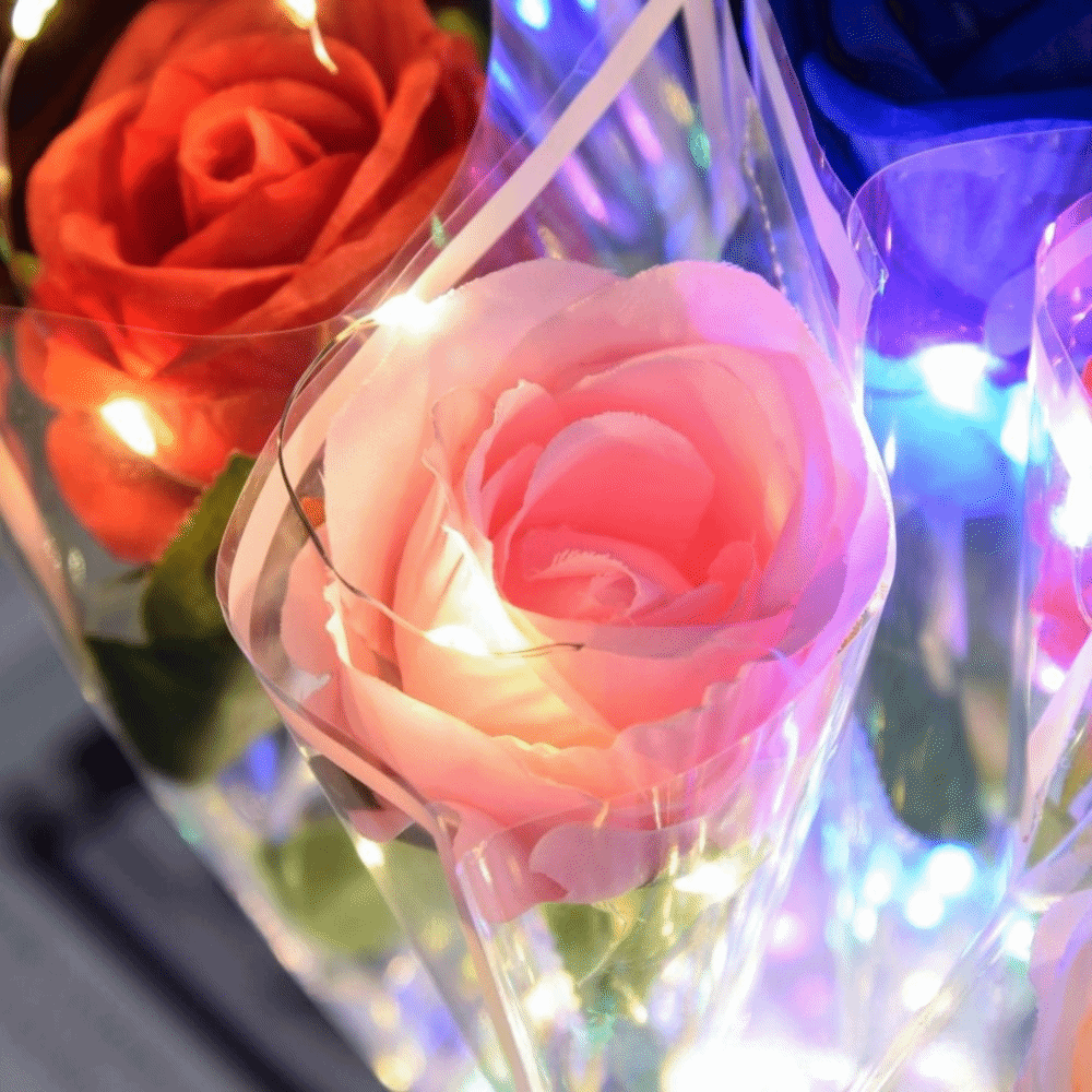 Glowing Artificial Rose Flower - Photography Lighting Home recensie en prijs
