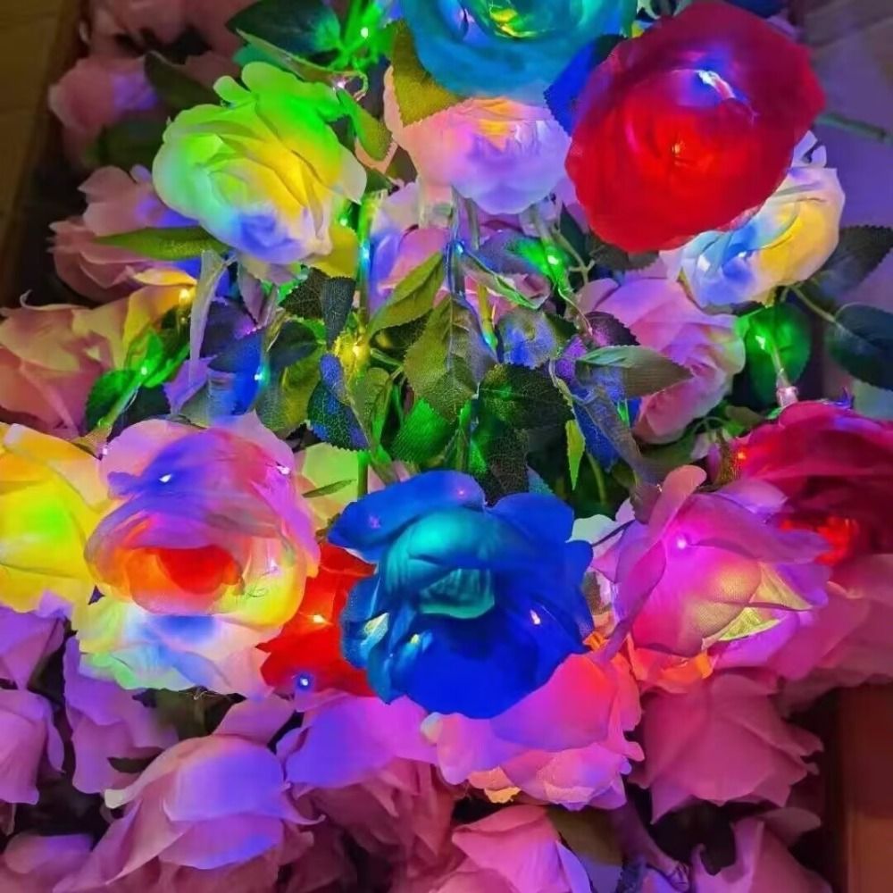 Glowing Artificial Rose Flower - Photography Lighting Home recensie en prijs