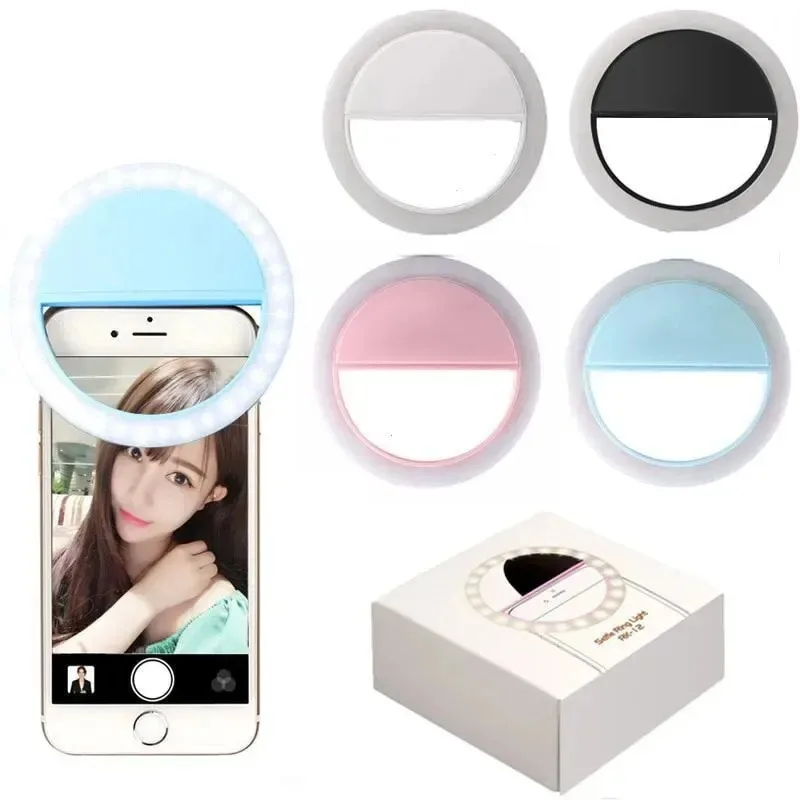 Clip-On LED Selfie Ring Light, - Photography Lighting Description recensie en prijs