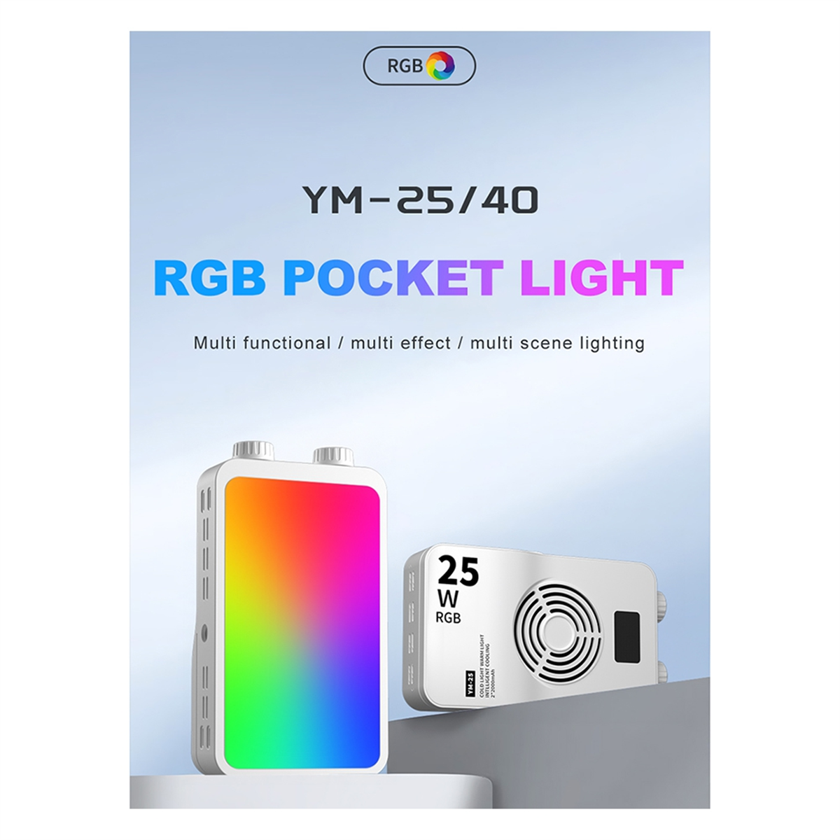 ABPS 25W RGB Full-Color Fill L - Photography Lighting Portable recensie en prijs