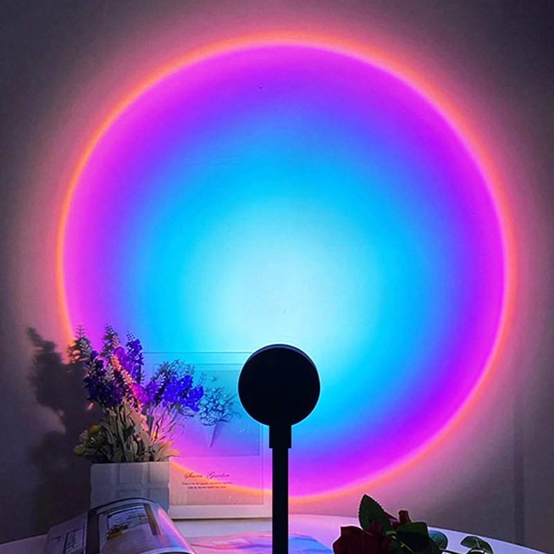 1-4pcs Sunset Lamp LED Rainbow - Photography Lighting Home recensie en prijs