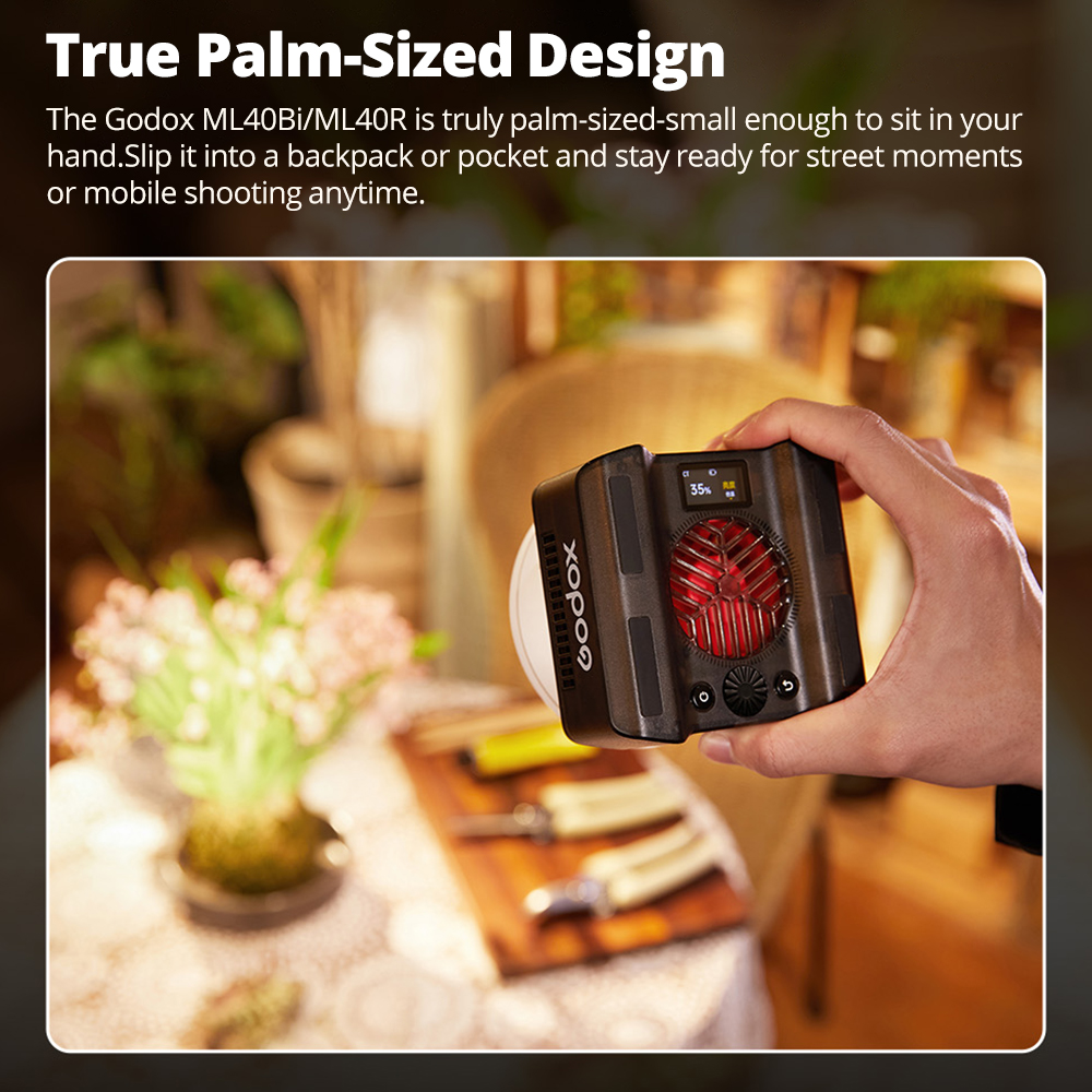 Godox ML40Bi ML40R 40W Pocket  - Photography Lighting Placement recensie en prijs
