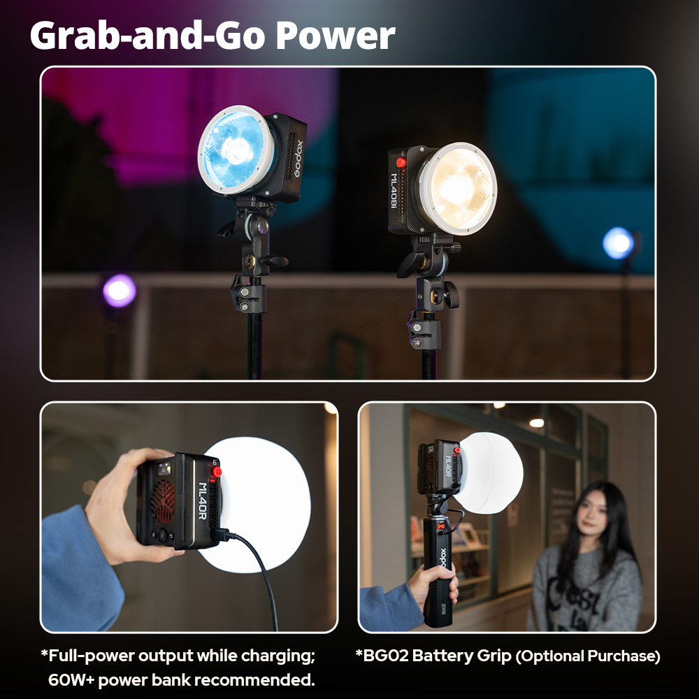 Godox ML40Bi ML40R 40W Pocket  - Photography Lighting Placement recensie en prijs