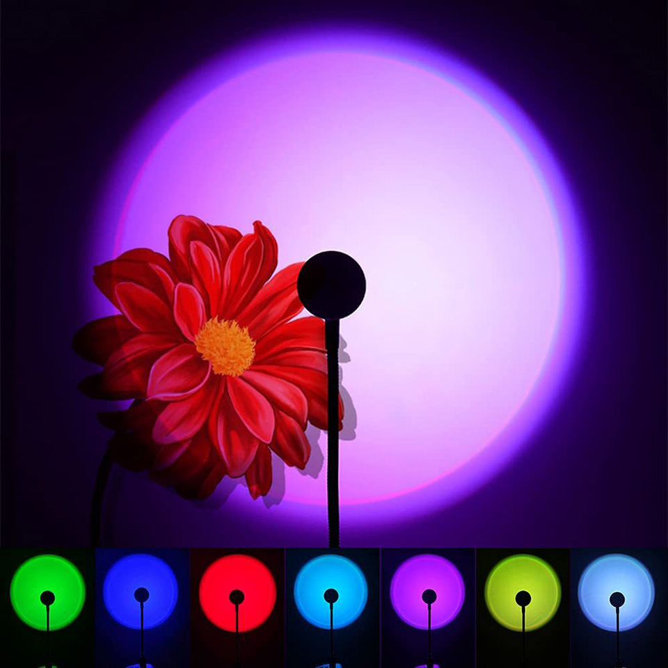 1x USB Sunset Lamp LED Rainbow - Photography Lighting Home recensie en prijs