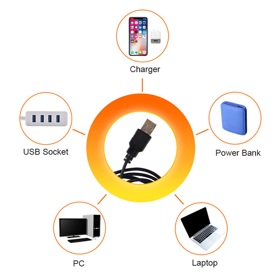 1x USB Sunset Lamp LED Rainbow - Photography Lighting Home recensie en prijs