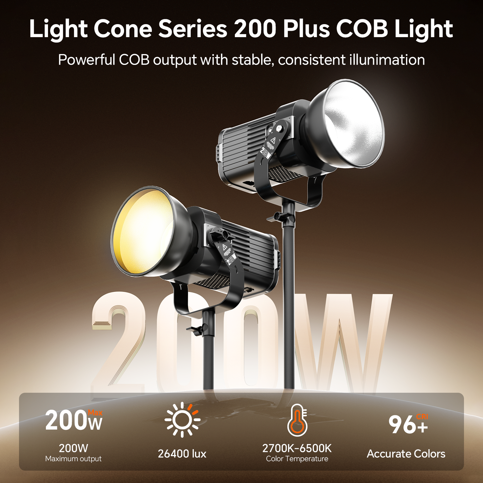  PHOTOOLEX 200W V-Mount Video - Photography Lighting Type recensie en prijs