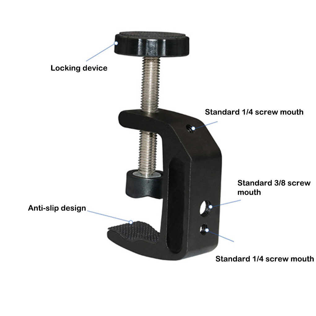 C- Shaped Clamp Aluminum Alloy - Photography Lighting Type recensie en prijs