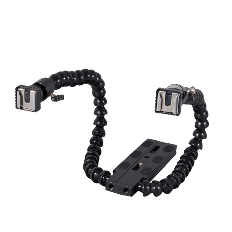 Flexible Dual Arm Hot Shoe Fla - Macro Photography Lighting Kit recensie en prijs