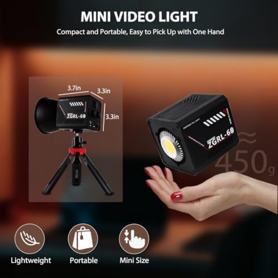 60W COB LED Video Light Handhe - Photography Lighting Portable recensie en prijs