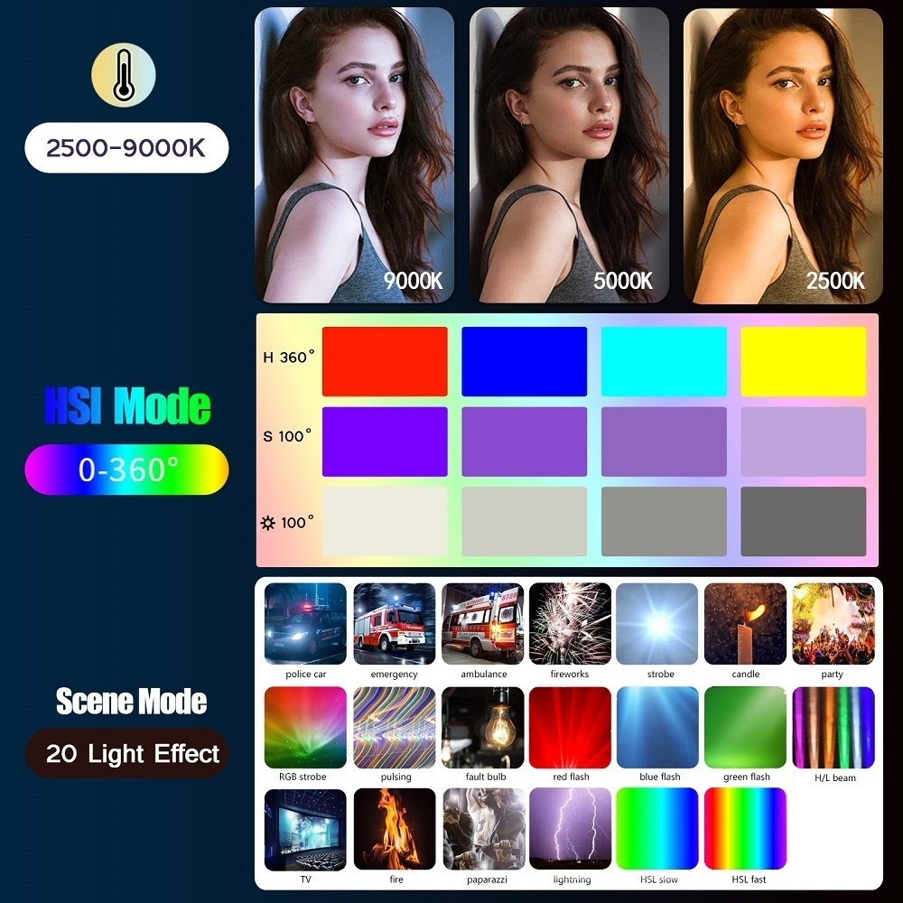 50CM RGB Stick Light Wand Ligh - Photography Lighting Type recensie en prijs