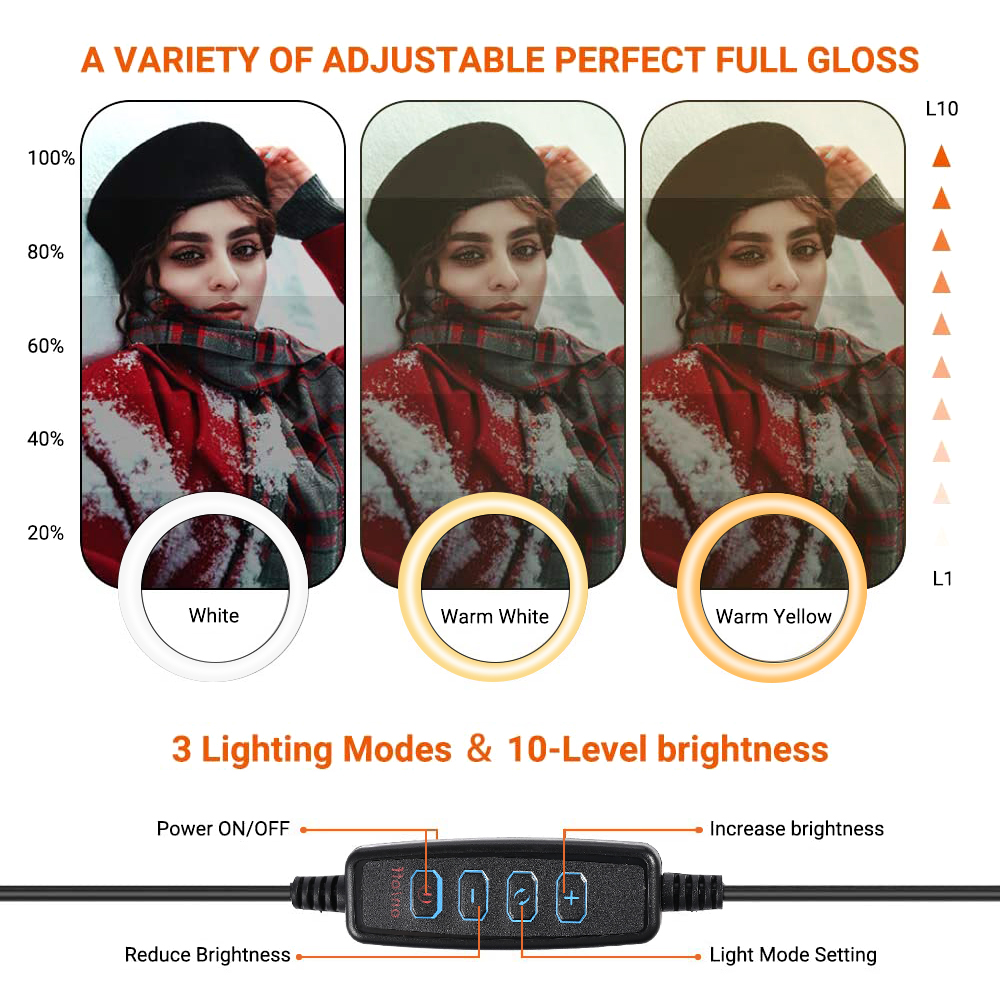 26cm 10 inch Led Ring Selfie L - Photography Lighting Description recensie en prijs