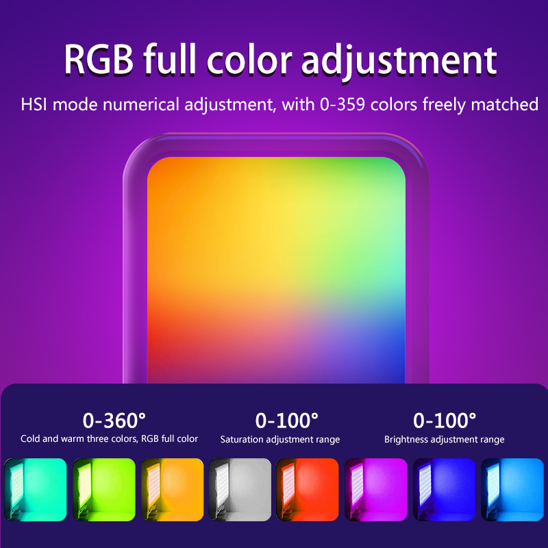 RGB Fill Light Portable LED Ph - Photography Lighting Description recensie en prijs