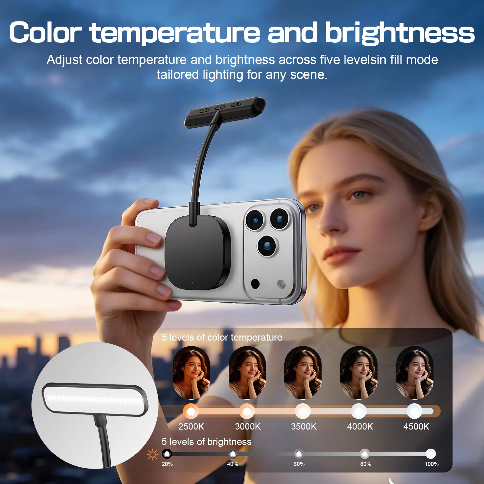 Magnetic Mobile Phone Fill Lig - Photography Lighting Portable recensie en prijs