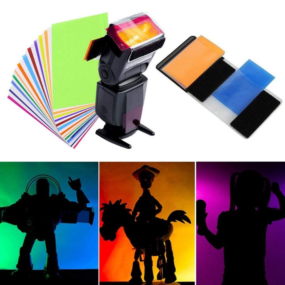 12 Colors Camera Flash Gels Li - Macro Photography Lighting Kit recensie en prijs