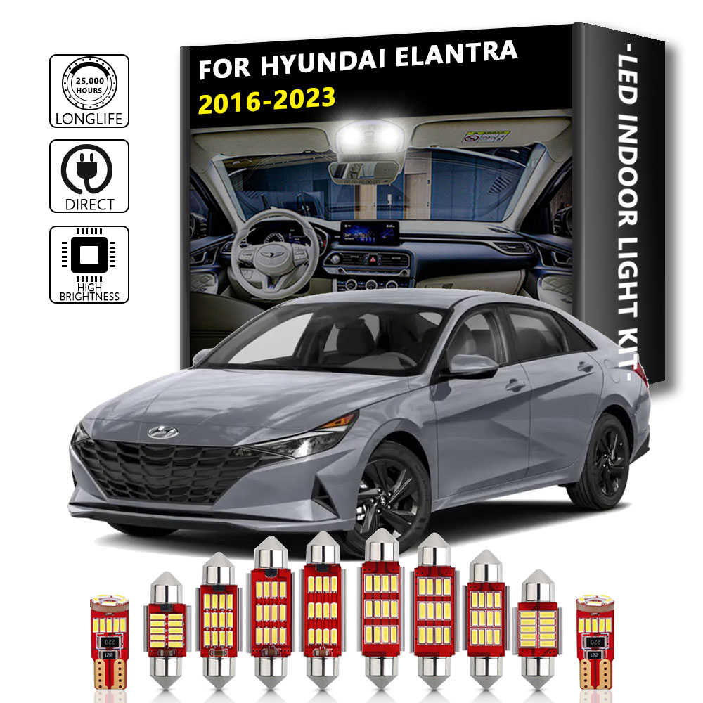 10Pcs For Hyundai Elantra MK6  - Interior Photography Lighting recensie en prijs