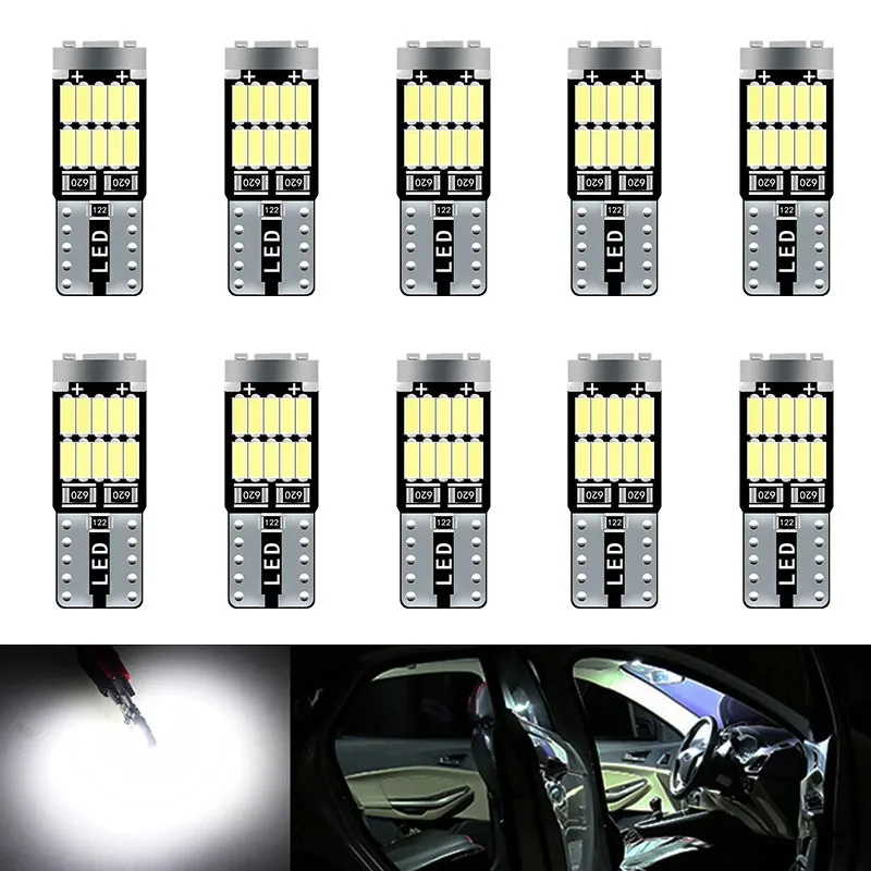 10pcs T10 W5W 194 501 Led Canb - Interior Photography Lighting recensie en prijs