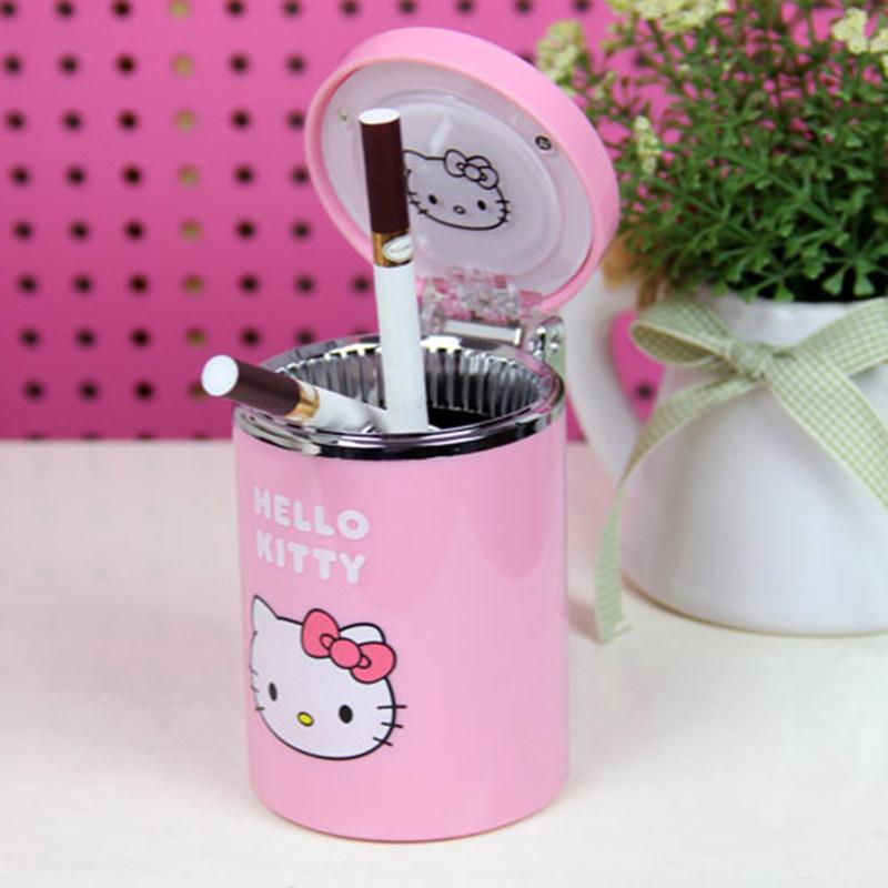 Sanrio Hello Kitty Car Ashtray - Interior Photography Lighting recensie en prijs