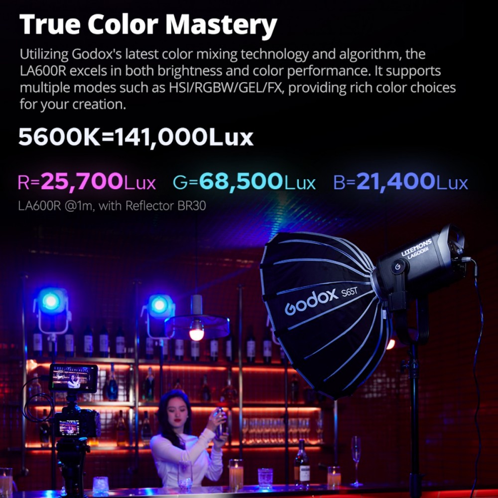 Godox LITEMONS LA600Bi LA600R  - Photography Lighting For Portraits recensie en prijs