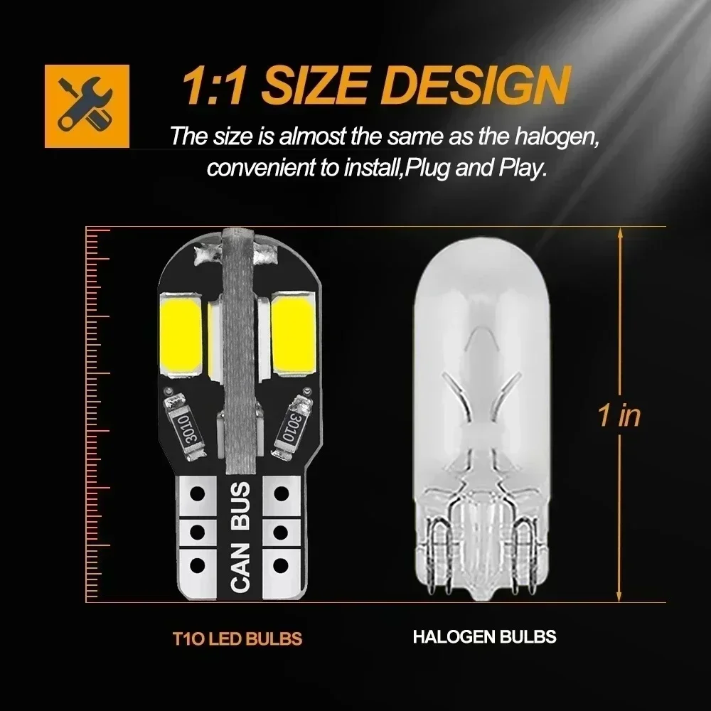 10/20PCS W5W T10 LED Bulbs Can - Interior Photography Lighting recensie en prijs