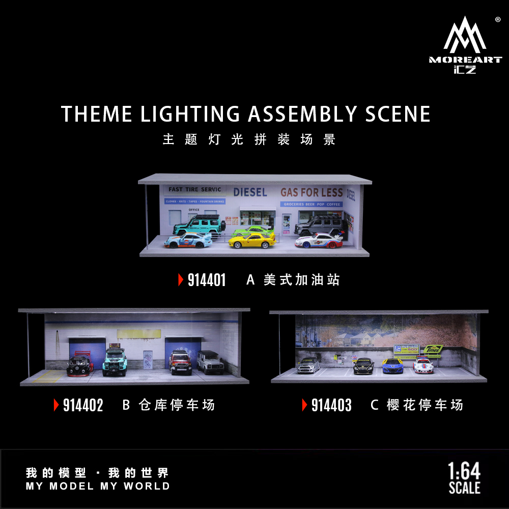Moreart 1/64 City Street-theme - Photography Lighting Placement recensie en prijs